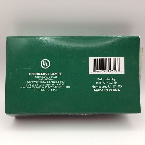 Christmas C9 Replacement Bulbs Set 12 Tree Lights Red Blue Green 4 Each - Picture 9 of 10